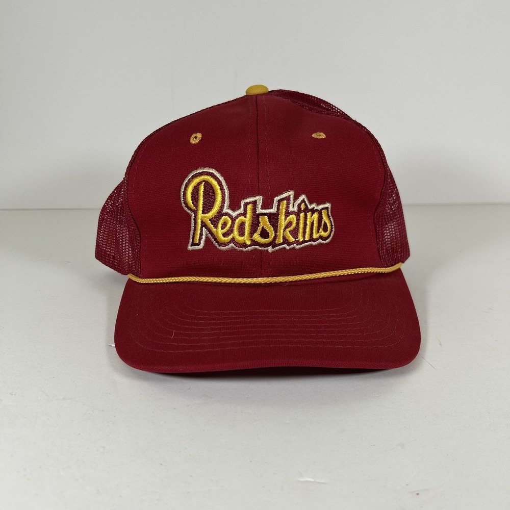 Vintage Sports Specialties NFL Washington Redskins Script Snapback Rope Hat